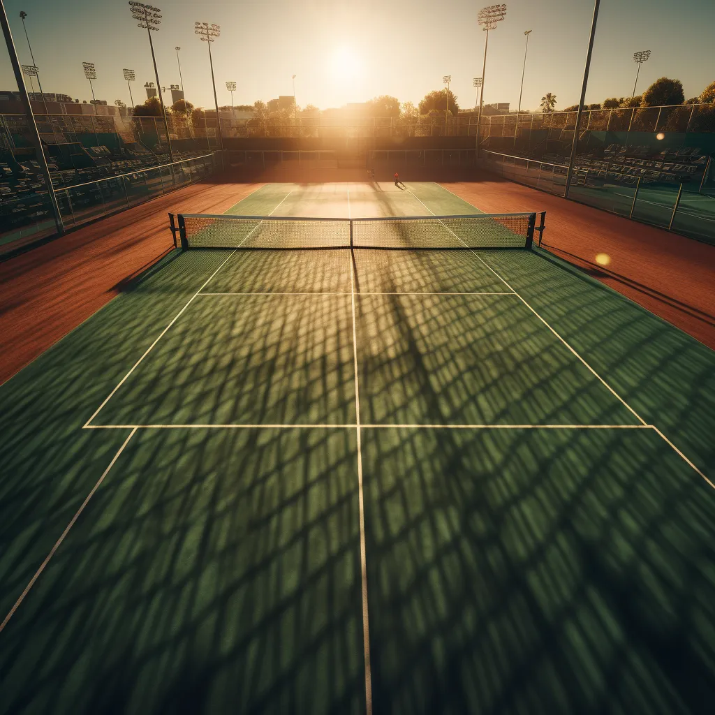 Фото теннисного корта
